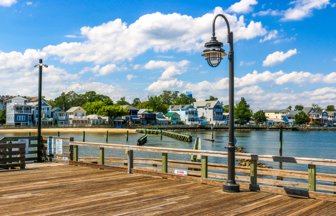 Pier in North Beach, MD
