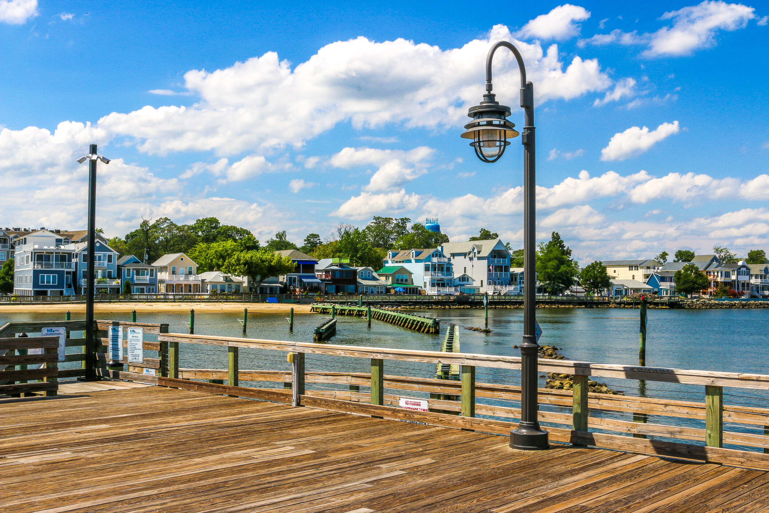 Pier in North Beach, MD